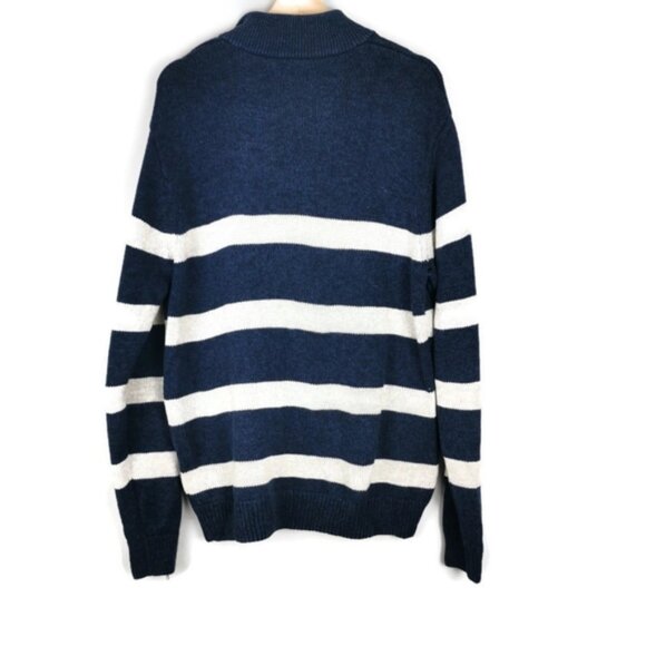 CHAPS Knit Sweater Stripes Large - Picture 2 of 5